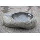 Vasque à poser en galet de rivière 52-41 cm porte savon (GAL55-002-SAVON)