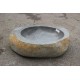 Vasque à poser en galet de rivière 51-48 cm porte savon (GAL55-004-SAVON)