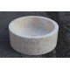 Vasque à poser Ø40 cm en pierre naturelle marbre full polish (MARØ40-POLISH-CR)