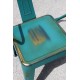 Chaise rétro en métal vieilli bleu (RETRO-PEACOCK)