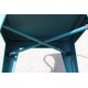 Chaise rétro en métal vieilli bleu (RETRO-PEACOCK)