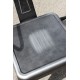 Chaise rétro en métal vieilli gris (RETRO-SILVER)