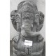Ganesh 80 cm en pierre naturelle verte (SG80-01)