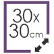 Mosaïque 29,8x30,5 en verre craquelé marron (CRA001)