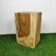Socle en bois de suar pour décoration H70 (PSUAR-013)