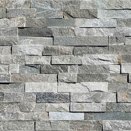 Parement pierre Ardoise gris 15x55 (PIER-G002)