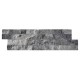 Parement pierre Quartzite gris blanc strass 15x55 (PIER-G010)