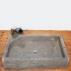 Vasque marbre rectangulaire 60 cm avec trou robinet (VASM60AT)