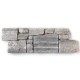 Parement forte épaisseur pierre Quartzite gris 20x55 (CLOUDY-GREY)
