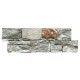 Parement forte épaisseur pierre Ardoise rustique 20x55 (GREEN-MIX-RUSTIC)