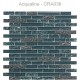 Mosaïque 29,8x30,5 en verre craquelé Gris / Décors (CRA036)