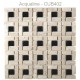 Mosaïque 30x30 en pierre beige et verre centre noir (CUB402)