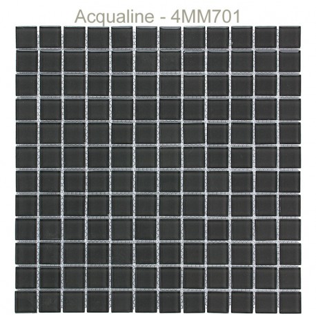 Mosaïque 30x30 verre (23x23mm) 4mm gris taupe (4MM701)