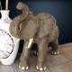 Statue Eléphant naturelle H75 fibrociment (STA-CIM007)