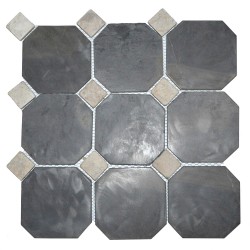 Mosaïque 30x30 Parquet hexagon Light grey (MOS001)