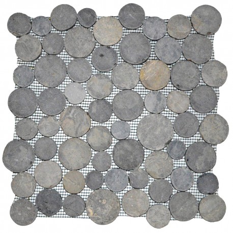 Mosaïque 30x30 moonrond light grey (MOS015)