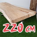 Table en bois de Suar massif 220 cm